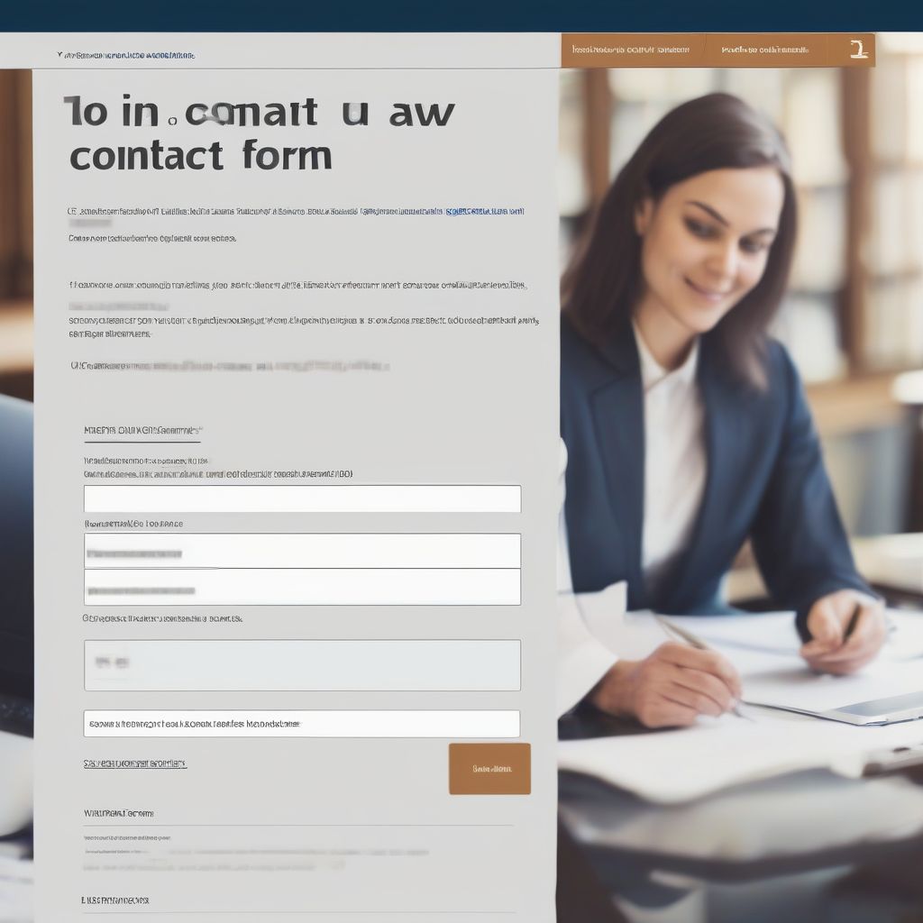 Law Firm Website Contact Form